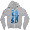 ninja kick ass clash Zipper Hoodie