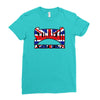 skinhead union jack, ideal birthday gift or present Ladies Fitted T-Shirt
