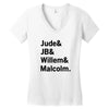 Jude JB Willem Malcolm Women's V-Neck T-Shirt