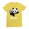 wtf panda Ladies Fitted T-Shirt