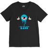 monster eye blue V-Neck Tee