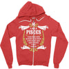 i am a pisces 2400x3200 Zipper Hoodie