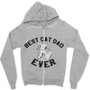 best cat dad ever Zipper Hoodie