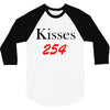 kisses 3/4 Sleeve Shirt