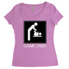 game over baby Women's Triblend Scoop T-shirt