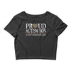 proud autism son Crop Top