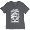 Aquarius Hated By Many Wanted By Plenty V-Neck Tee