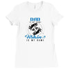 Dad is my Name Fishing Is My Game Ladies Fitted T-Shirt