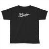 brooklyn script nyc new york city baseball jersey Toddler T-shirt