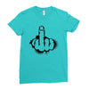 TAKE MY HAND Ladies Fitted T-Shirt