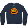 crazy pumpkin Crewneck Sweatshirt
