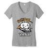 school...yaay! Women's V-Neck T-Shirt