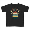 Hunting Season Retro Color 80s Style Toddler T-shirt