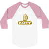 bachelor party drinking team wedding groomsmen bridal funny 3/4 Sleeve Shirt