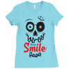 keep smile Ladies Fitted T-Shirt