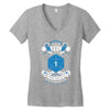 Natural 1   Orc Blue Edition Women's V-Neck T-Shirt