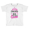 Celebrating With the 8th Birthday Queen Toddler T-shirt
