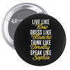 be golden Pin-back button
