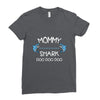mommy shark doo doo doo Ladies Fitted T-Shirt