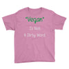 not a dirty word Youth Tee