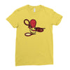 part time job sport shop Ladies Fitted T-Shirt