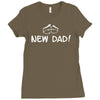 new dad Ladies Fitted T-Shirt