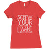screw your lab safety i want superpowers Ladies Fitted T-Shirt