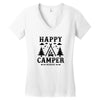 Happy Camper Women's V-Neck T-Shirt