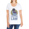 baby cop Ladies Curvy T-Shirt