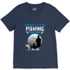 Daddy &amp; Son Fishing Partners ForLife V-Neck Tee