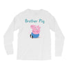 peppa pig brother pig Long Sleeve Shirts