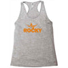 new rocky balboa stallone dark blue logo movie Racerback Tank