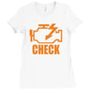 check engine Ladies Fitted T-Shirt