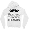 staching through the snow Zipper Hoodie