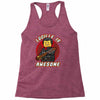lucille is awesome Racerback Tank