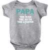papa the man the myth the legend Baby Bodysuit