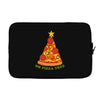 pizza christmas tree pocket Laptop sleeve