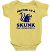 drunk as a skunk Baby Bodysuit