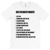 rules for dating my daughter shirt t shirt perfect father's gift T-Shirt