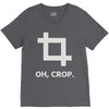 oh crop V-Neck Tee