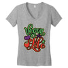 vegan for life Women's V-Neck T-Shirt