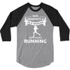 who loves running1 3/4 Sleeve Shirt
