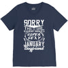 This Girl Is Taken By A Super Sexy January Boyfriend V-Neck Tee