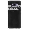 running sucks   humor exercise running gym marathon runner workout tee Samsung Galaxy S8 Plus Case