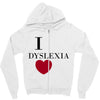 i dyslexia Zipper Hoodie