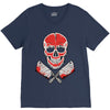 skull meat V-Neck Tee