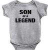 Dad The Man The Myth The Legend - Son Of A Legend Family Matching Baby Bodysuit