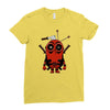 deadpool minion Ladies Fitted T-Shirt