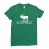 christmas gift elkaholic Ladies Fitted T-Shirt