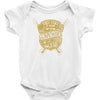 this girl is made of gun powder and lead Baby Onesie